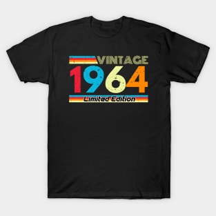 Vintage 1964 Limited Edition | 1964 Vintage,Made In 1964 T-Shirt